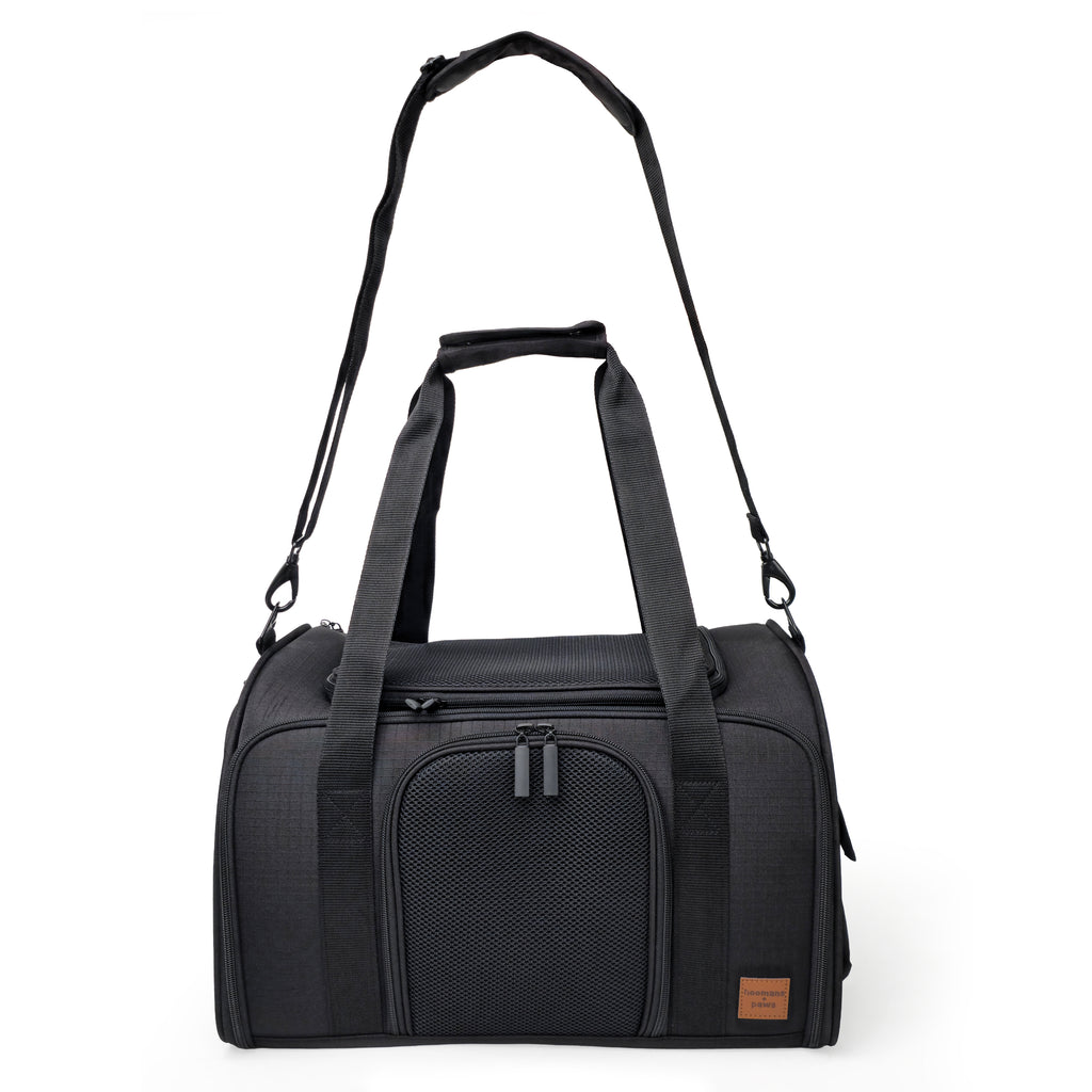 Airline-Compliant Expandable Pet Carrier - BLACK
