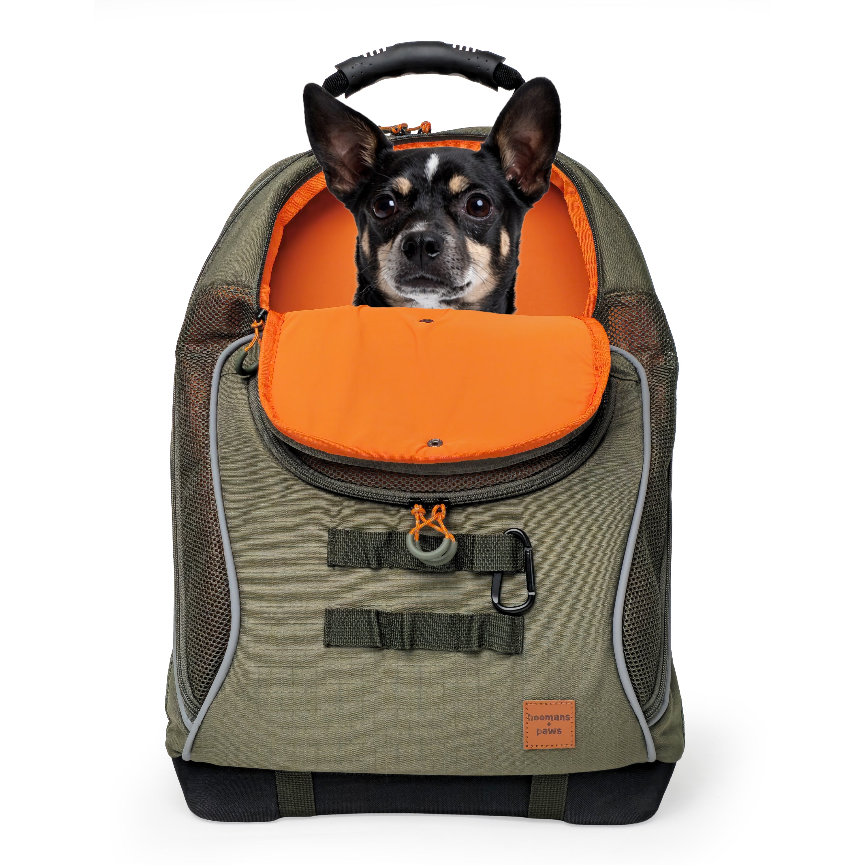 Adventure-Ready Pet Backpack Carrier - MOSS GREEN