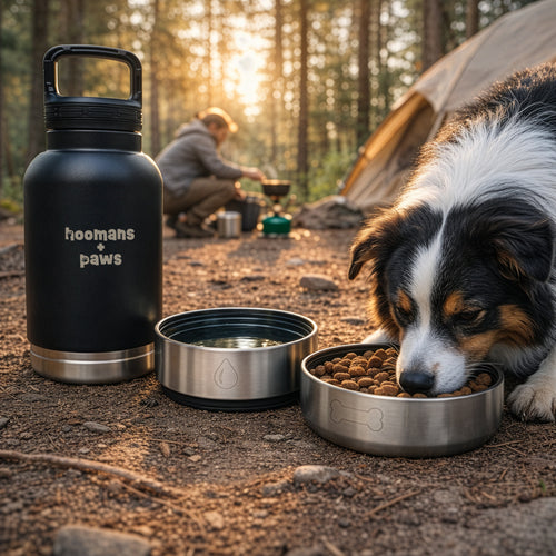 3-in-1 Travel Water Bottle - BLACK