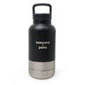 3-in-1 Travel Water Bottle - BLACK