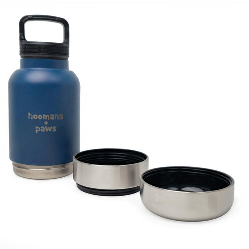 3-in-1 Travel Water Bottle - BLUE