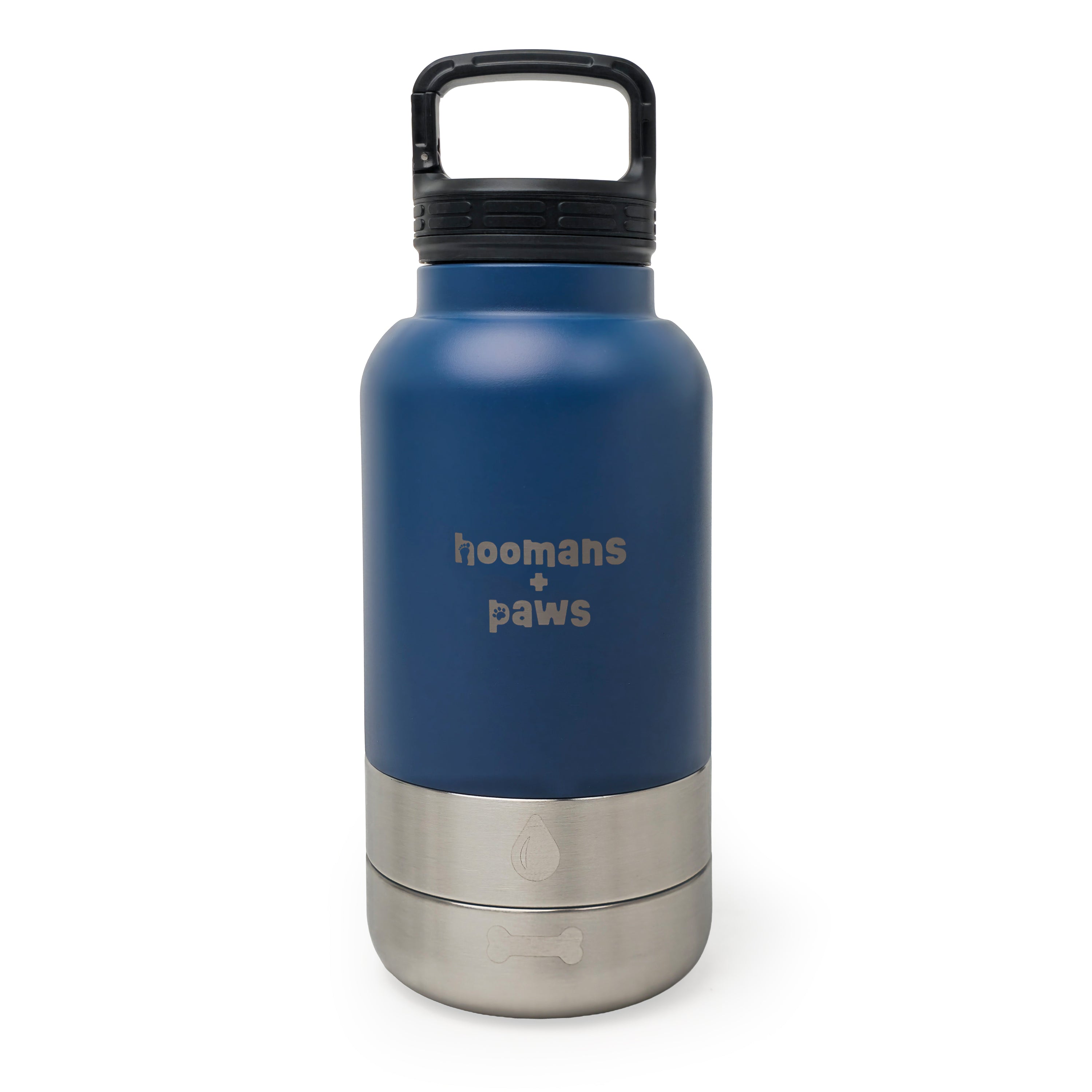3-in-1 Travel Water Bottle - BLUE