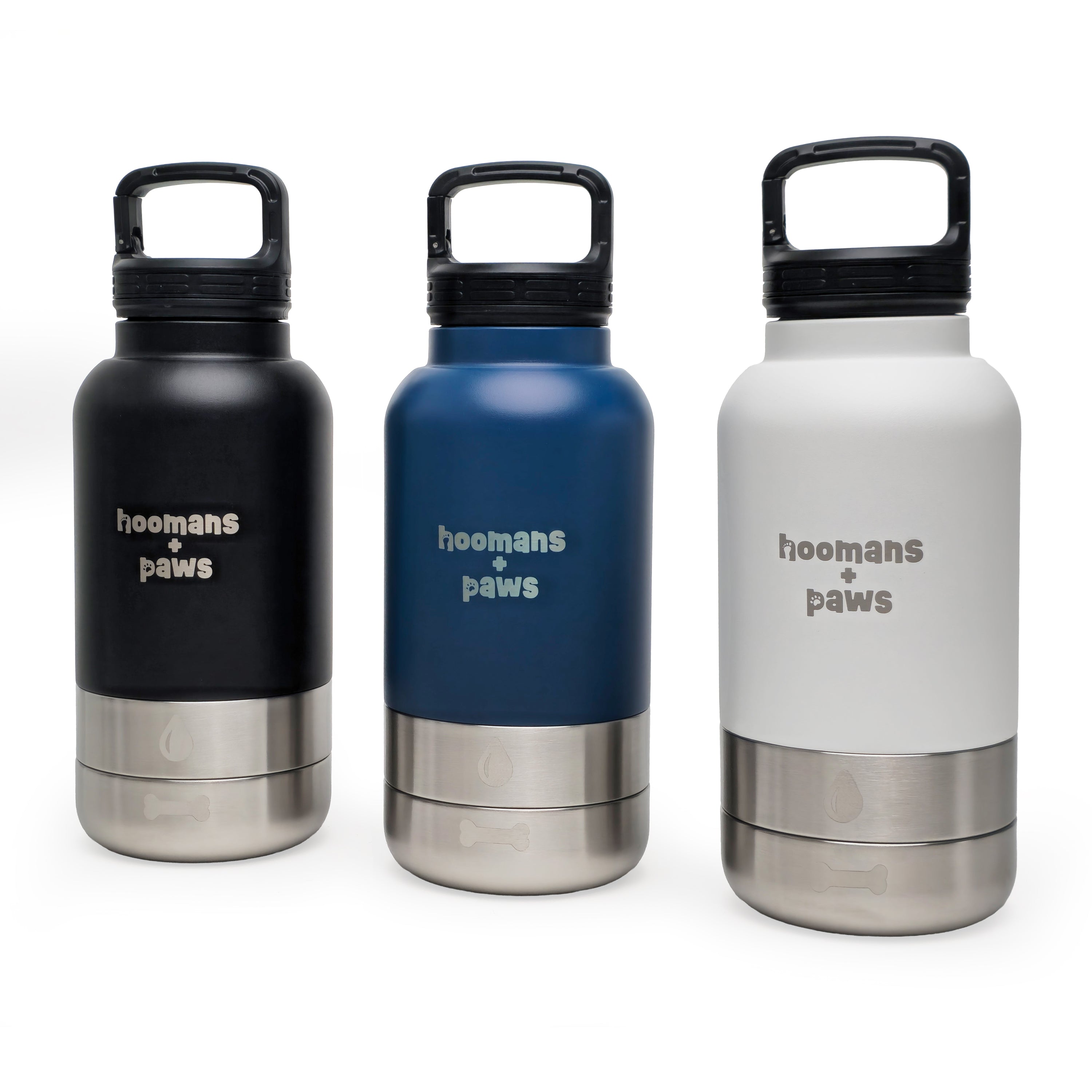 3-in-1 Travel Water Bottle - BLUE