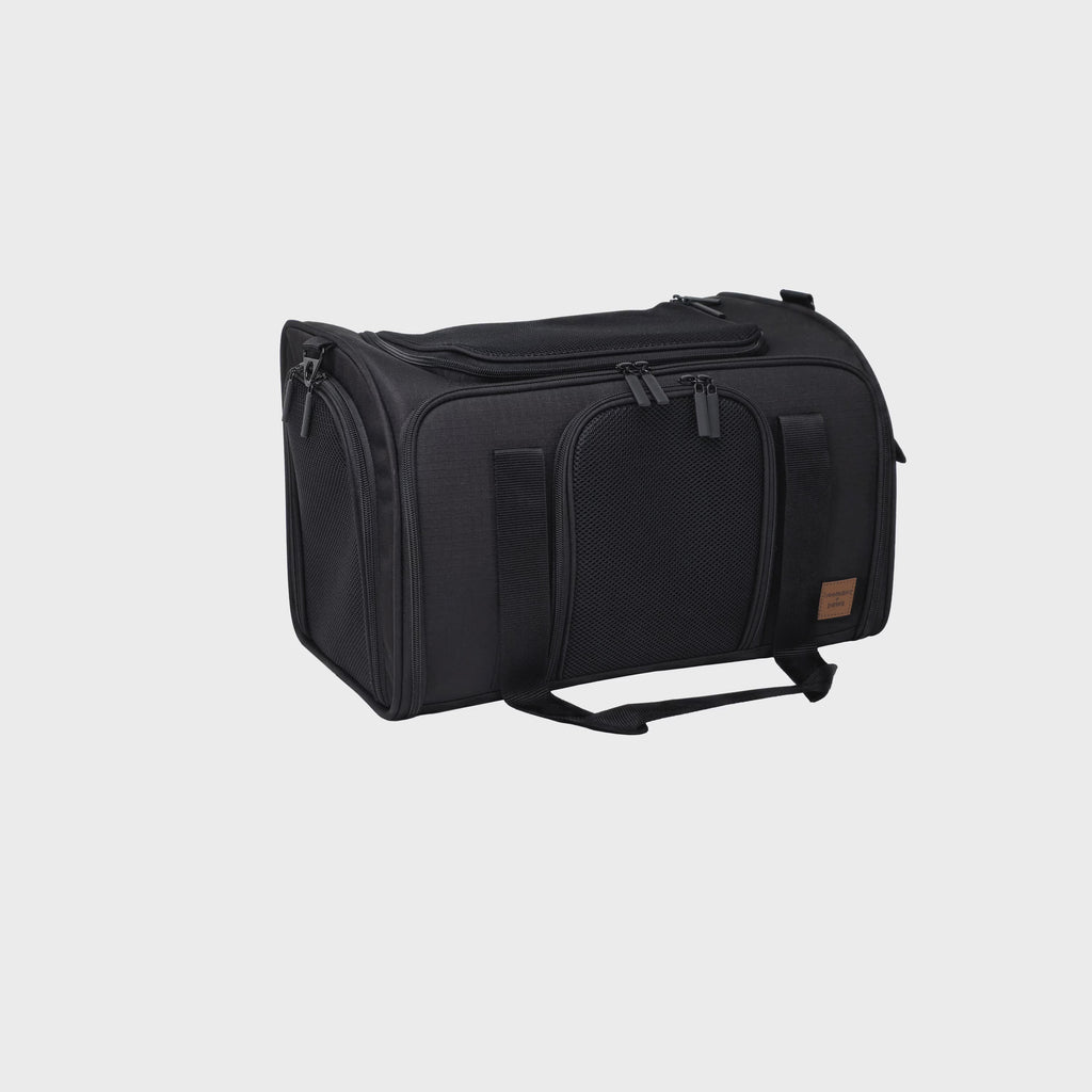 Airline-Compliant Expandable Pet Carrier - BLACK
